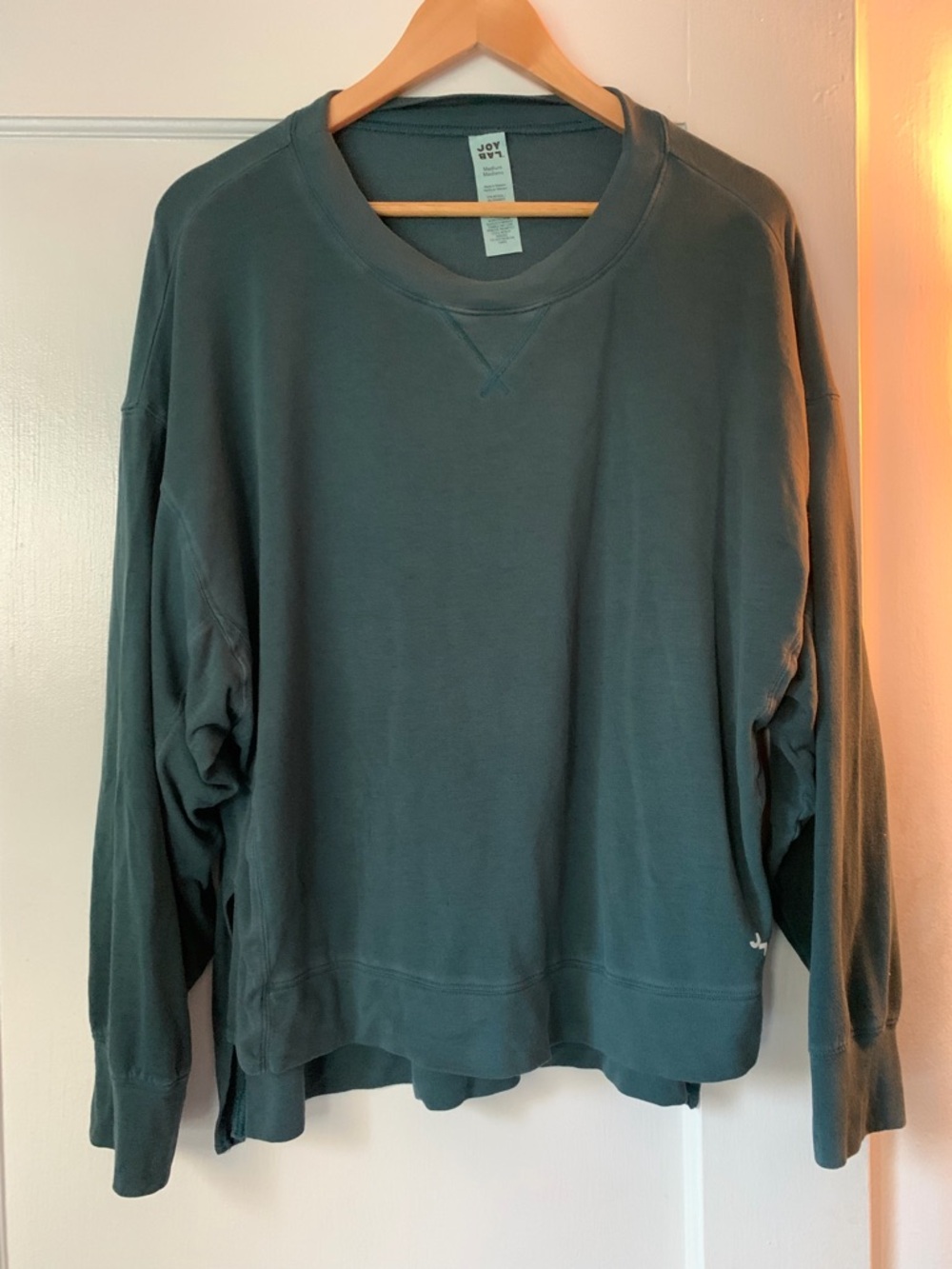 JoyLab Teal Green Crewneck Sweatshirt
